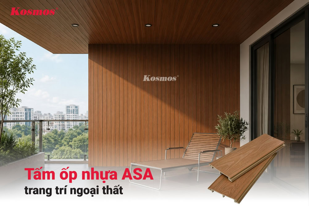 Tấm ốp nhựa ASA trang trí ngoại thất
