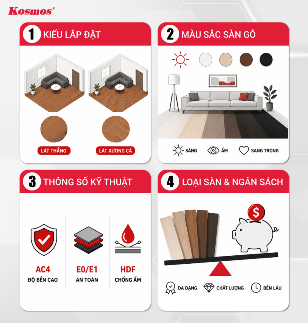 4 lưu ý khi chọn sàn gỗ cho phòng khách 4 lưu ý khi chọn sàn gỗ cho phòng khách