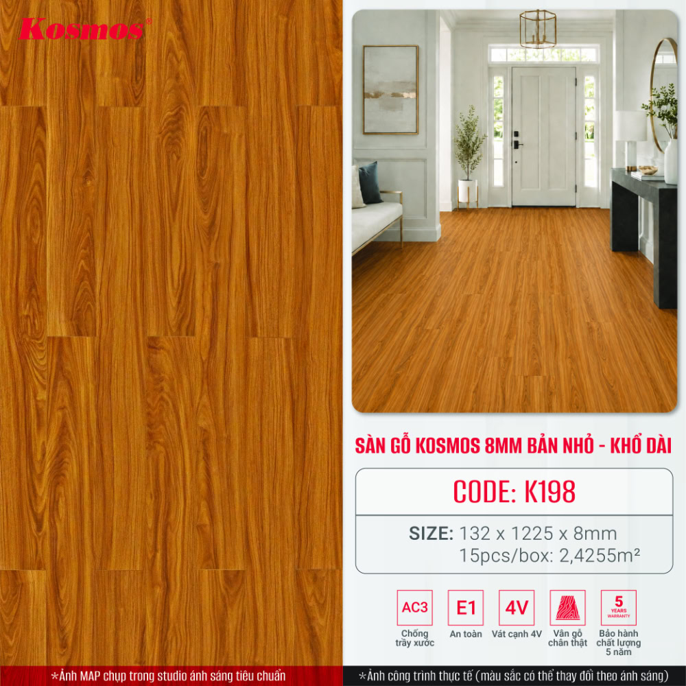 5 đặc điểm đáng chú ý của sàn gỗ K198 màu vàng cam 5 đặc điểm đáng chú ý của sàn gỗ K198 màu vàng cam