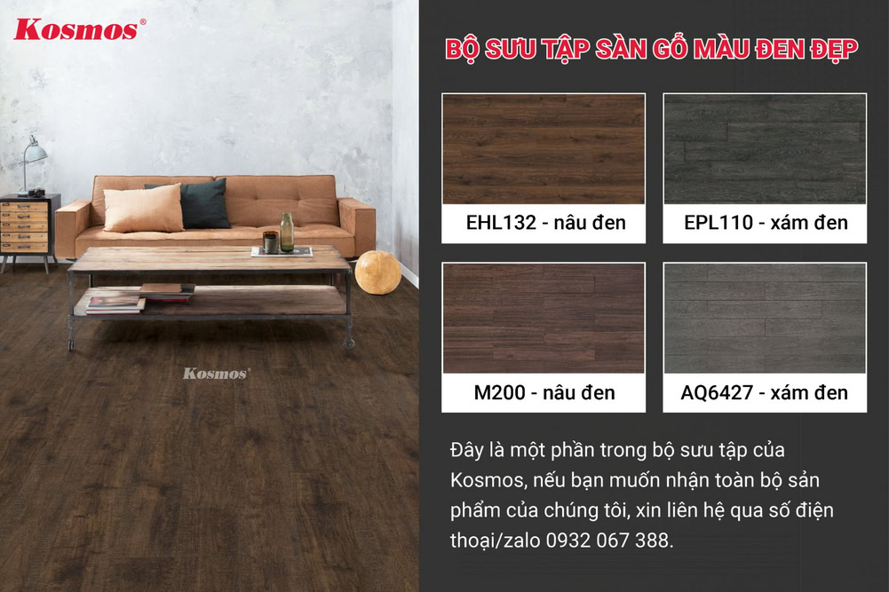 Beautiful collection of black Laminate flooring