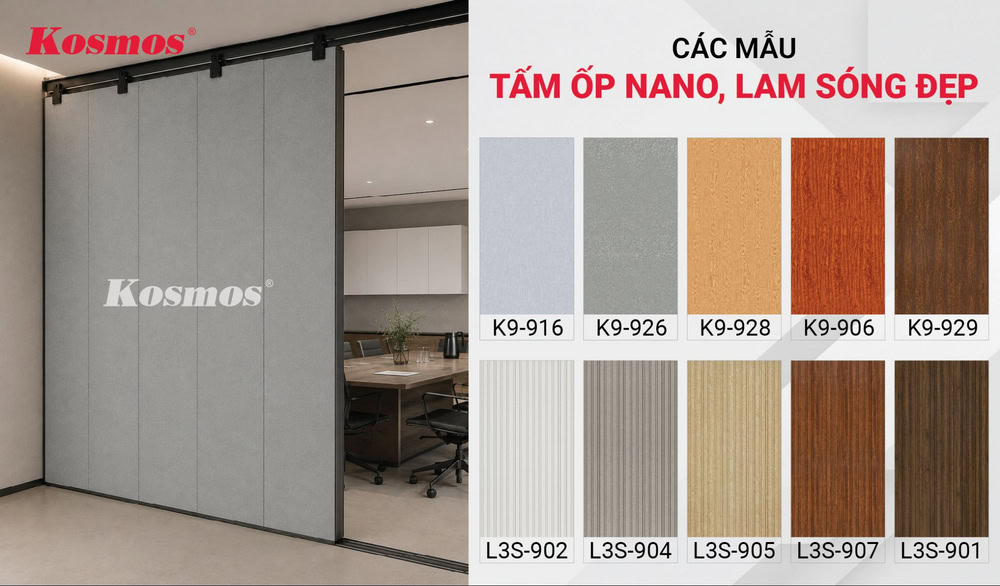 Bộ sưu tập tấm ốp nhựa đẹp, hiện đại, bền bỉ