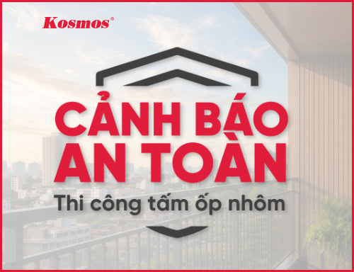 Cảnh báo an toàn thi công và sử dụng tấm ốp nhôm cho ban công và vách