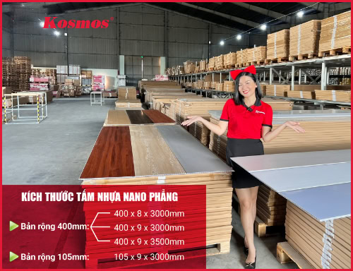 Kích thước tấm nhựa Nano 2026: Quy cách chi tiết và cách lựa chọn đúng