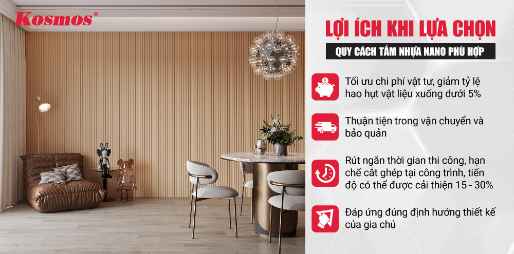 Lợi ích khi lựa chọn quy cách tấm nhựa Nano phù hợp