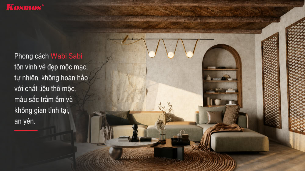 Mẫu biệt thự nghỉ dưỡng ứng dụng phong cách Wabi Sabi
