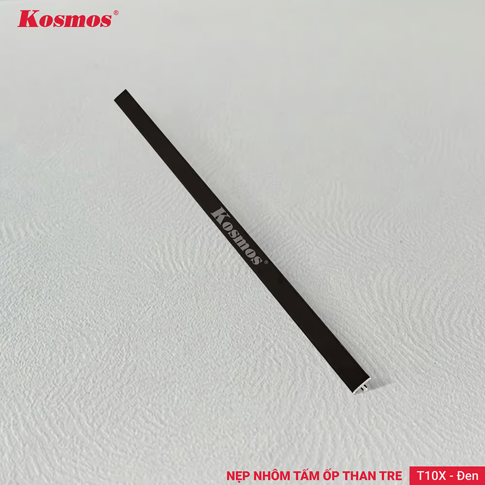 Mẫu nẹp nhôm chữ T đen T10X-D
