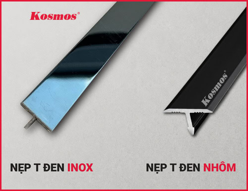 Nẹp T đen (nhôm, inox 304): Công dụng, phân loại, báo giá 2026
