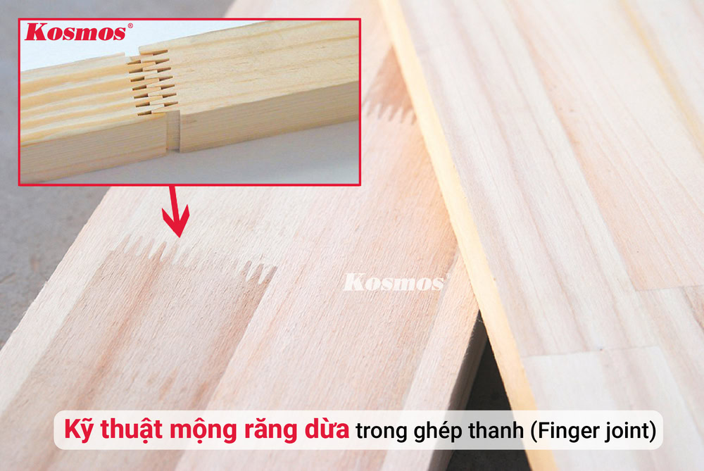 Phương pháp ghép mộng răng dừa Phương pháp ghép mộng răng dừa