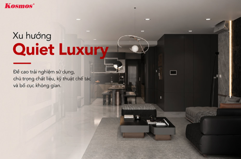 Quiet Luxury là xu hướng ứng dụng ở nhiều biệt thự hiện đại