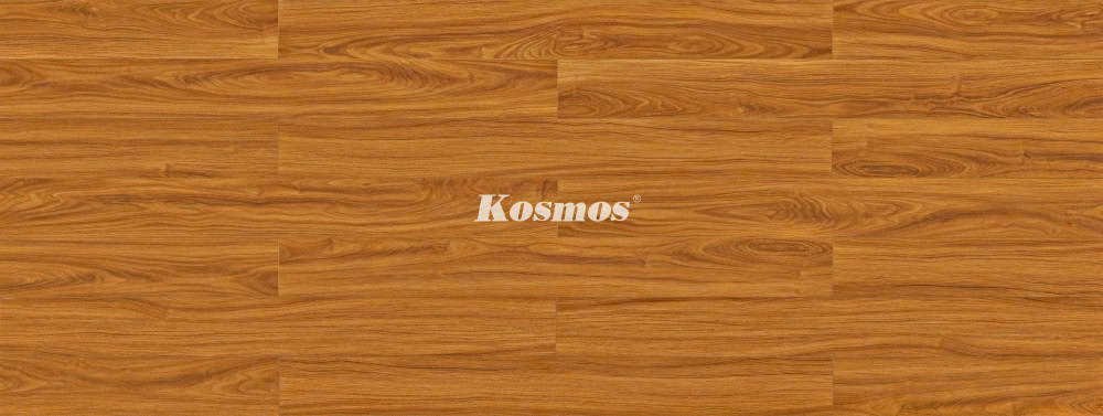 Sàn gỗ Kosmos 8mm bản nhỏ khổ dài nổi bật với gam màu vàng cam ấm áp Sàn gỗ Kosmos 8mm bản nhỏ khổ dài nổi bật với gam màu vàng cam ấm áp
