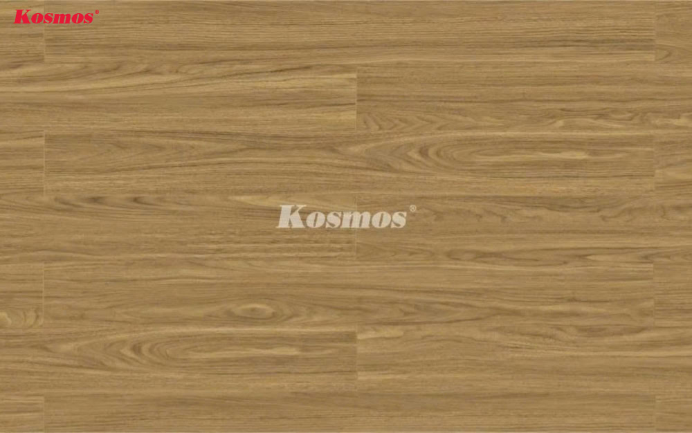 Sàn gỗ Kosmos bản nhỏ K203 màu vàng sồi đậm