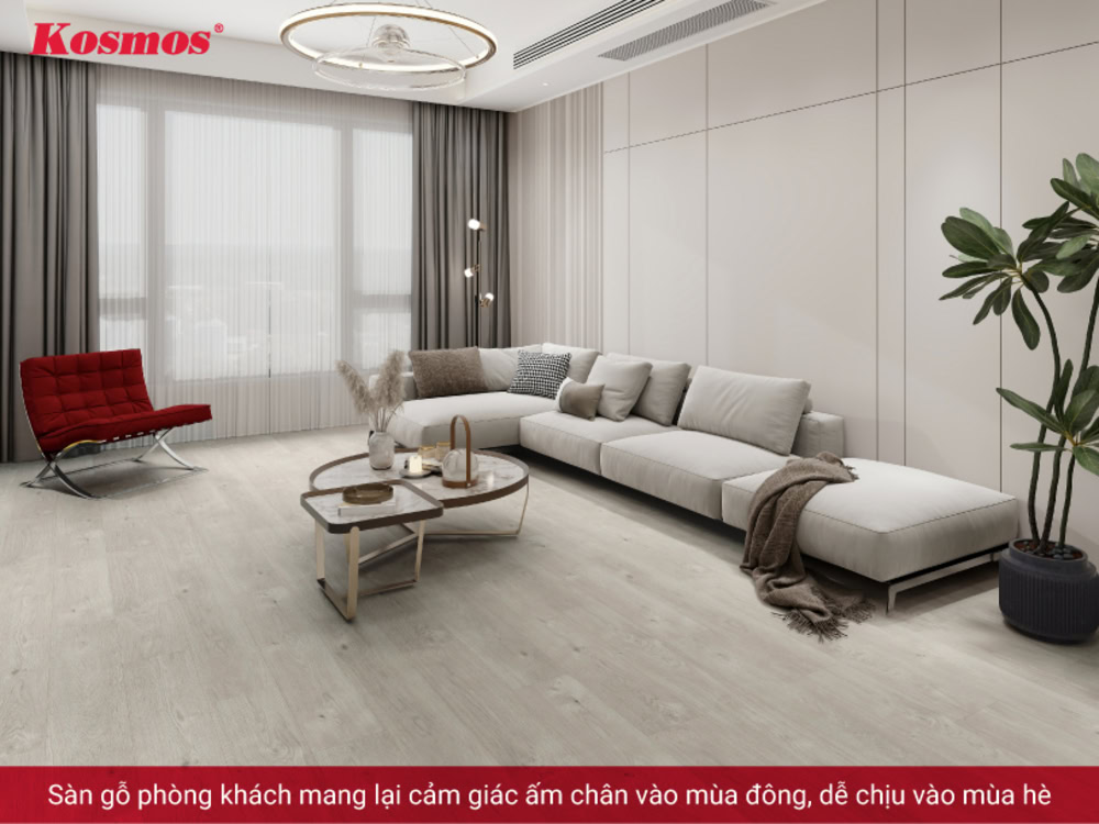 Sàn gỗ phòng khách nâng cao thẩm mỹ không gian sinh hoạt chung Sàn gỗ phòng khách nâng cao thẩm mỹ không gian sinh hoạt chung
