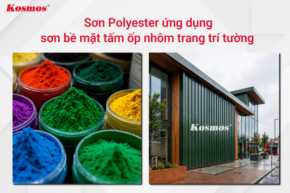 Sơn polyester đảm bảo độ bền khi ứng dụng cho khu vực ngoại thất