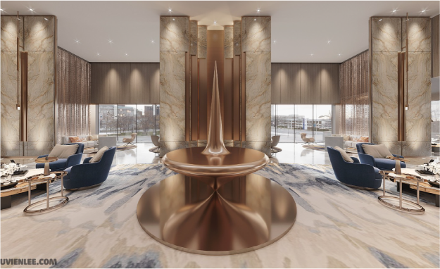 Ứng dụng tấm ốp than tre tại cửa hàng/showroom