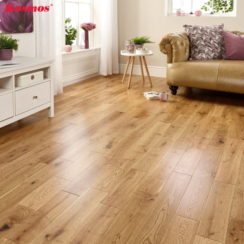 Ván sàn tự nhiên tông vàng sáng mang lại vẻ đẹp thanh lịch