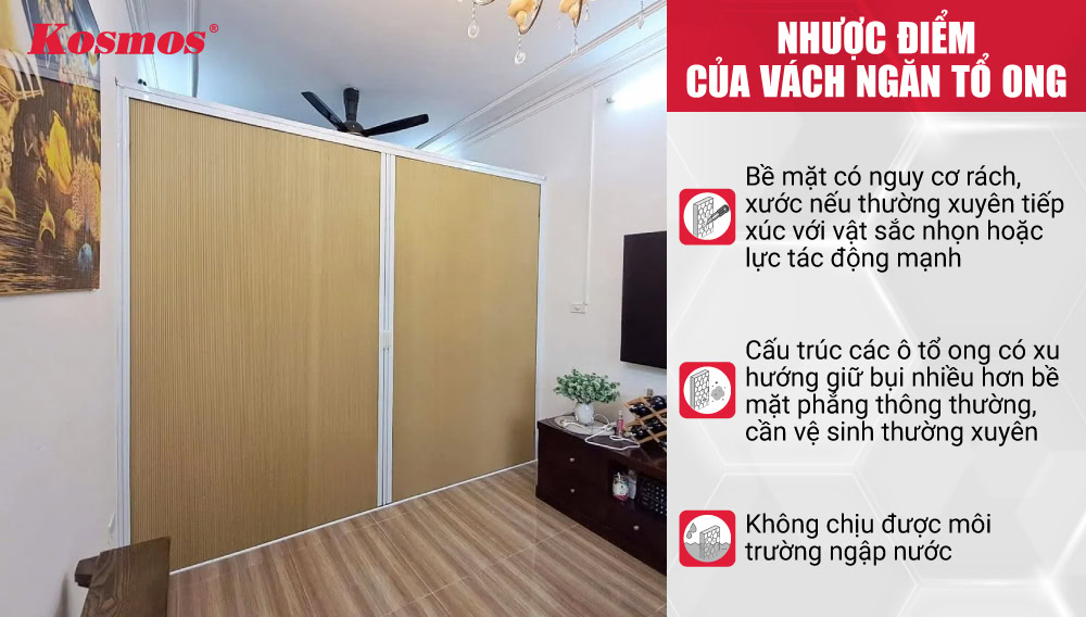 3 nhược điểm của vách ngăn rèm tổ ong 3 nhược điểm của vách ngăn rèm tổ ong