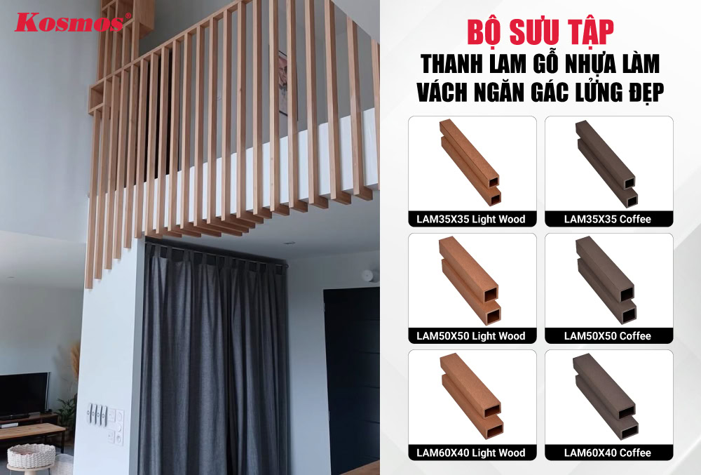 Bộ sưu tập vách ngăn gác lửng nhựa PVC đẹp Bộ sưu tập vách ngăn gác lửng nhựa PVC đẹp
