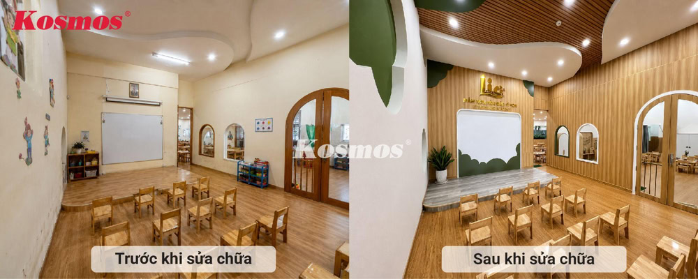 Cải tạo tường cũ bằng ốp Nano Cải tạo tường cũ bằng ốp Nano