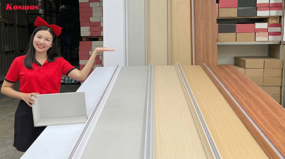 Dòng vách ngăn nhựa 2 mặt Galawood được phân phối bởi Đại lý Kosmos