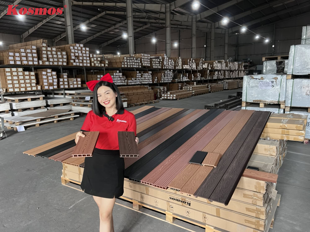 Sản phẩm gỗ nhựa ngoài trời của Kosmos