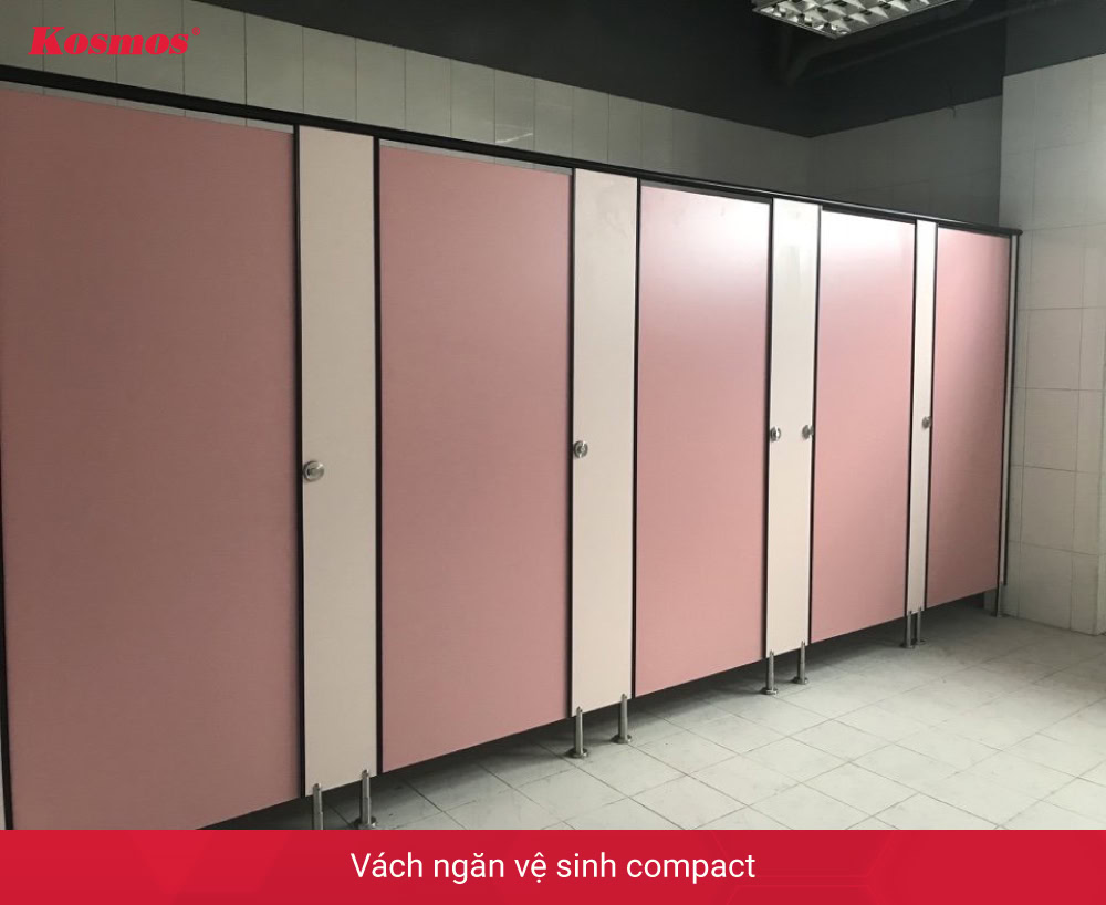 Tấm compact là vật liệu làm vách ngăn nhà vệ sinh phổ biến