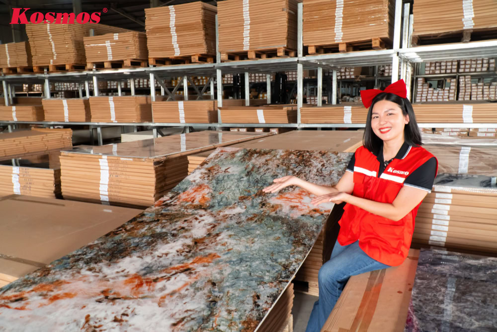 Tổng kho Kosmos phân phối nhiều dòng tấm ốp đẹp