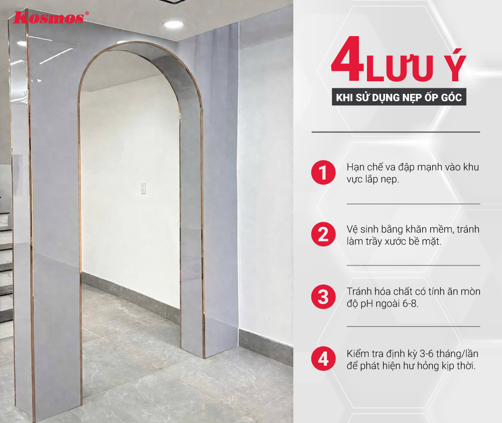 4 lưu ý khi sử dụng nẹp ốp góc 4 lưu ý khi sử dụng nẹp ốp góc