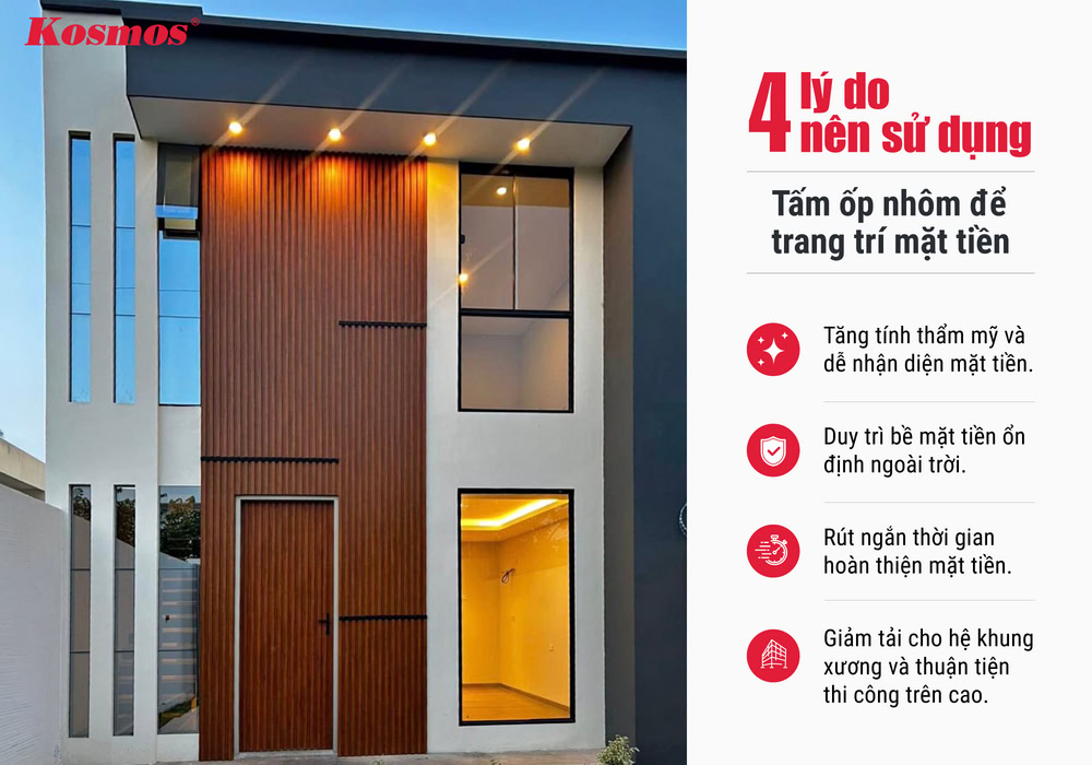 4 lý do nên sử dụng tấm ốp nhôm trang trí mặt tiền 4 lý do nên sử dụng tấm ốp nhôm trang trí mặt tiền