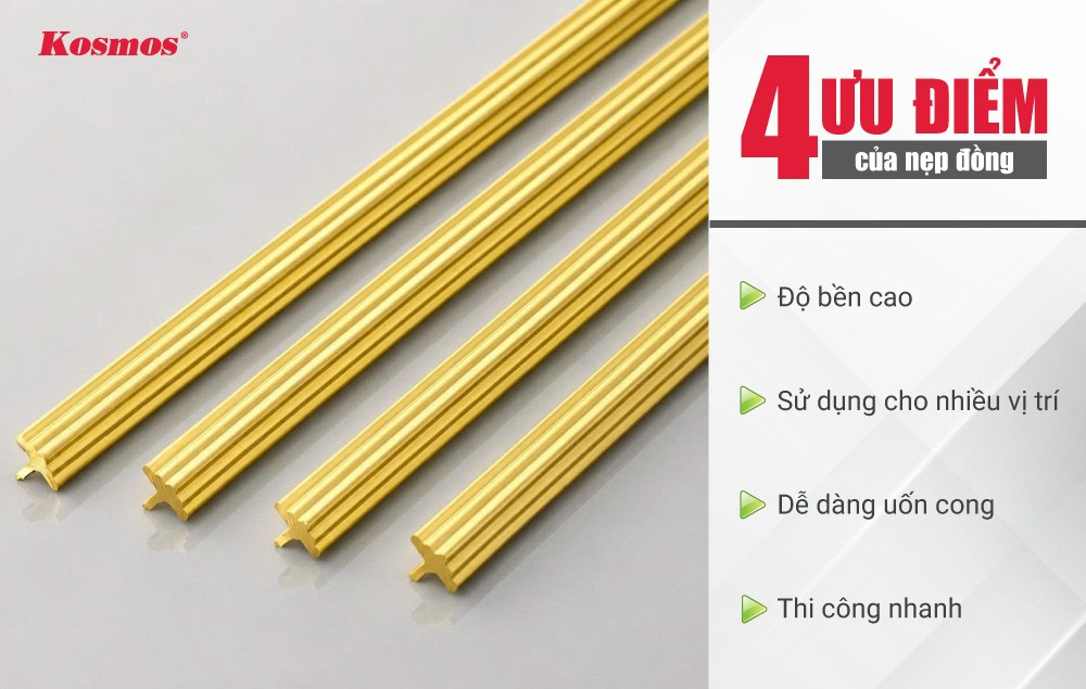 4 ưu điểm của nẹp đồng trang trí 4 ưu điểm của nẹp đồng trang trí
