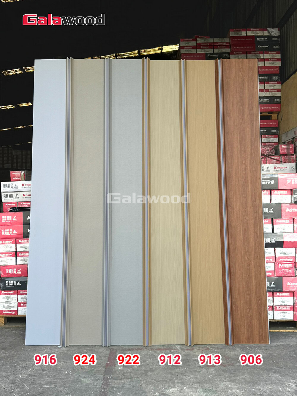 Bộ sưu tập vách ngăn nhựa PVC 2 mặt Galawood bền đẹp