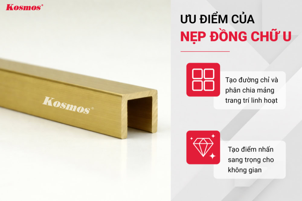 2 ưu thế nổi bật khi sử dụng nẹp U đồng 2 ưu thế nổi bật khi sử dụng nẹp U đồng