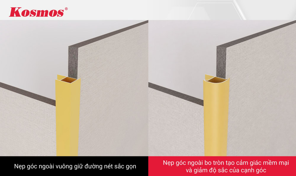 Nẹp góc ngoài Nẹp góc ngoài