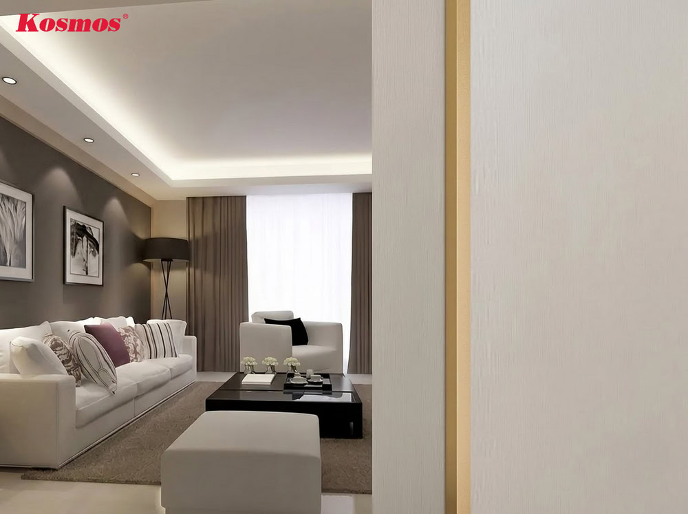 Nẹp V đồng giúp hoàn thiện góc cạnh tường công trình nhà ở