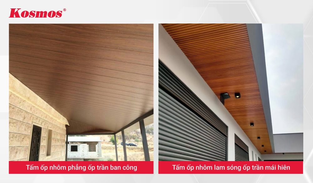 Ứng dụng trần nhôm trong nhà ở Ứng dụng trần nhôm trong nhà ở