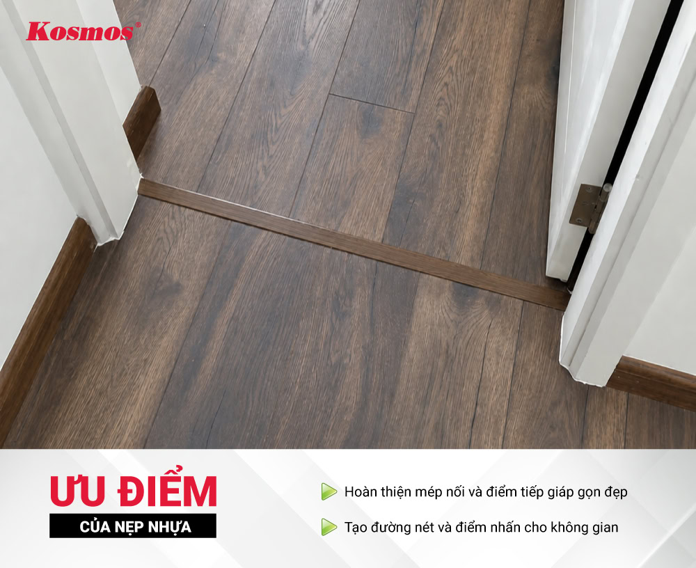Ưu điểm của nẹp nhựa Ưu điểm của nẹp nhựa