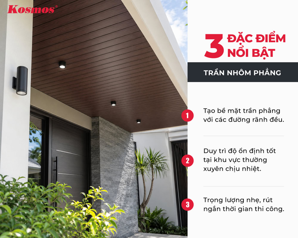 3 đặc điểm nổi bật của trần nhôm phẳng 3 đặc điểm nổi bật của trần nhôm phẳng