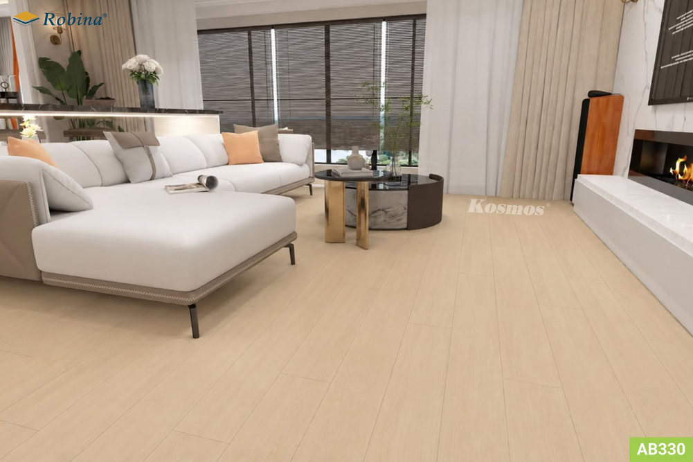 Có thể lát AB330 ở phòng khách, phòng ngủ, phòng làm việc hoặc căn hộ hiện đại