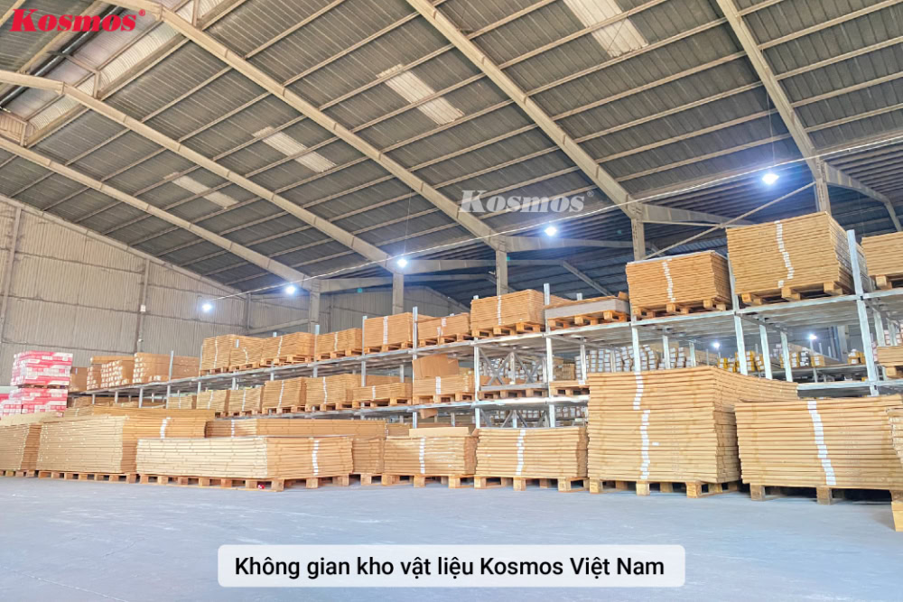 Không gian kho vật liệu Kosmos Việt Nam
