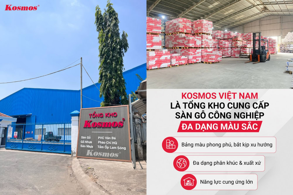 Kosmos Việt Nam là tổng kho cung cấp sàn gỗ công nghiệp uy tín Kosmos Việt Nam là tổng kho cung cấp sàn gỗ công nghiệp uy tín