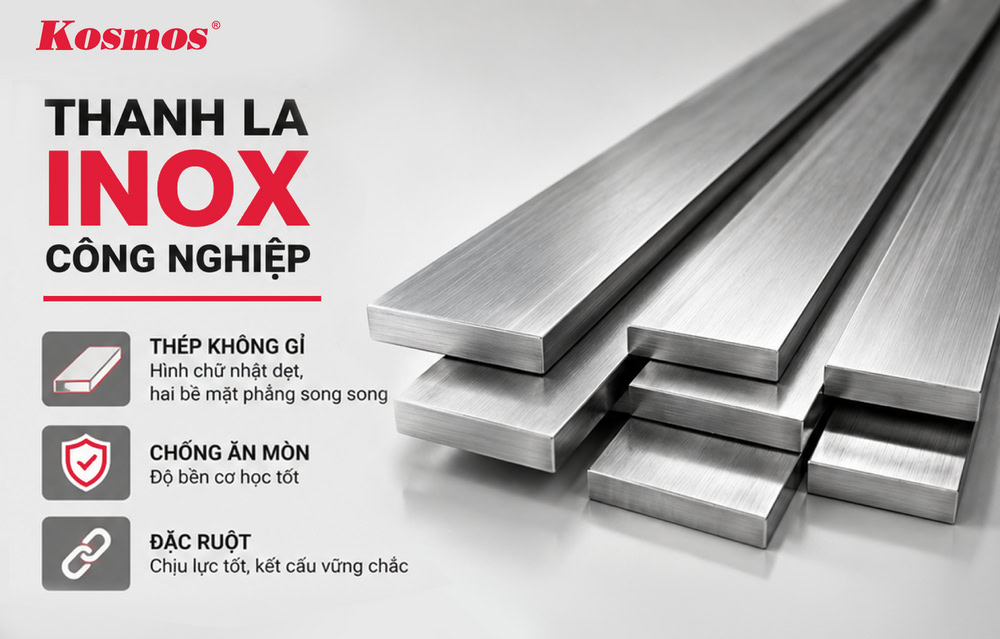 La inox công nghiệp chống ăn mòn tốt, chịu lực hiệu quả