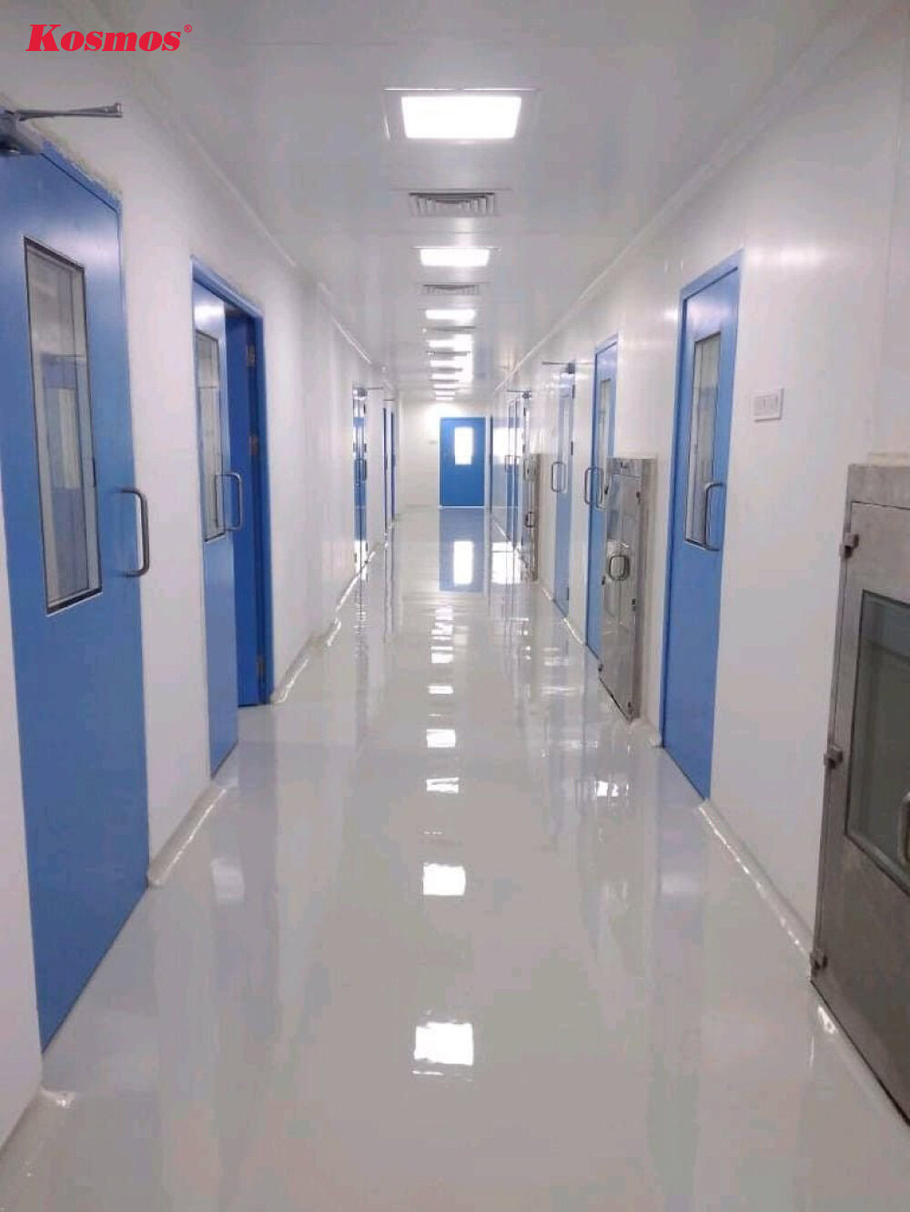 Phòng khám ngăn vách bằng tấm panel cách nhiệt