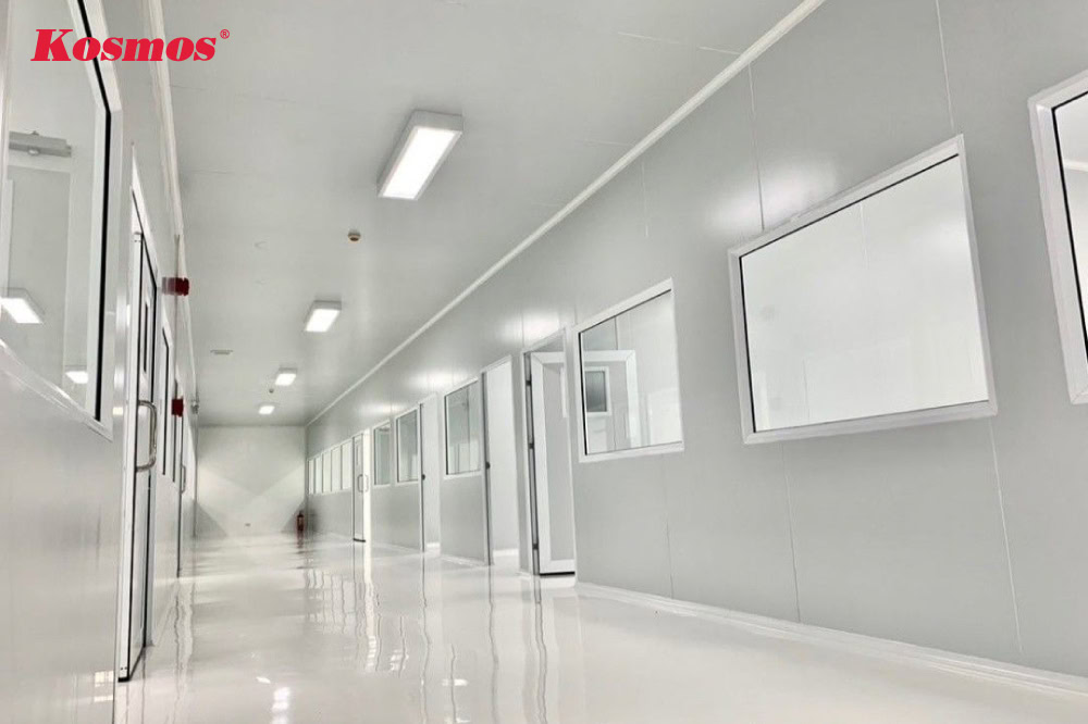 Thiết kế vách ngăn phòng khám bằng tấm panel