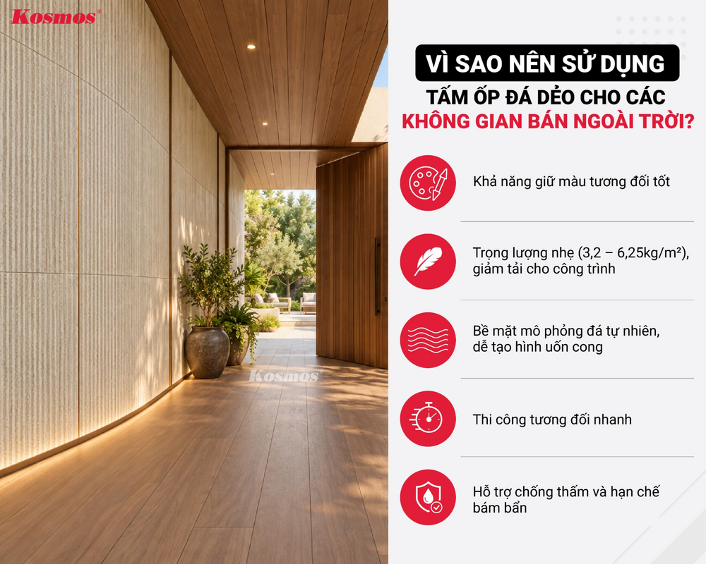 5 ưu điểm giúp đá dẻo phù hợp với khu vực bán ngoại thất nhà ở 5 ưu điểm giúp đá dẻo phù hợp với khu vực bán ngoại thất nhà ở