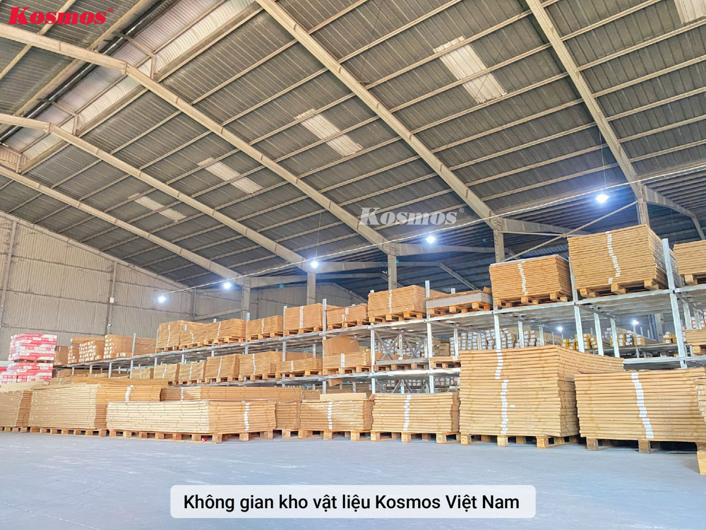 Không gian kho vật liệu Kosmos Việt Nam