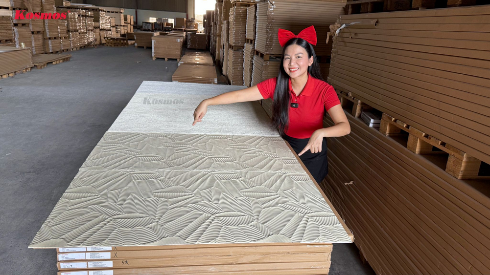 Kosmos phân phối đa dạng mẫu tấm ốp đá dẻo đến hệ thống Đại lý khắp cả nước Kosmos phân phối đa dạng mẫu tấm ốp đá dẻo đến hệ thống Đại lý khắp cả nước
