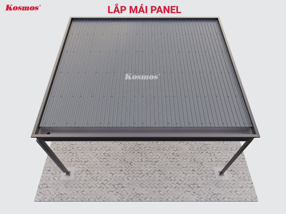 Lắp đặt các tấm mái lợp Panel Lắp đặt các tấm mái lợp Panel