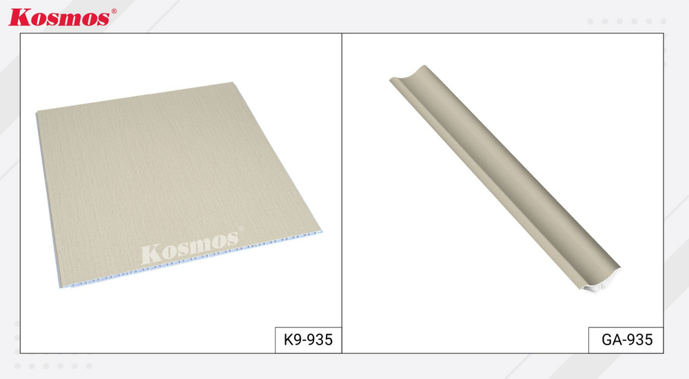 Tấm Nano K9-935 và nẹp góc âm GA-935